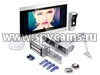 Комплект цветной видеодомофон HDcom S-104 и электромагнитный замок Power Lock 400G