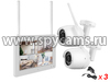 Беспроводной комплект видеонаблюдения на 2 камеры с монитором Twin Vision Planshet - 2.0 (Lux)